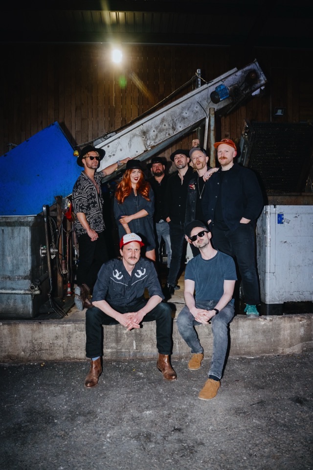 The Reckless Breed photographed together at a barn workshop
